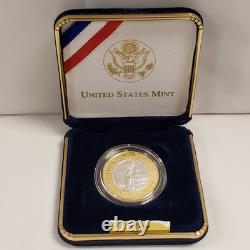 2000 $10 Library of Congress Bimetallic Gold/Platinum Commemorative -OGP- G4635