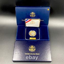 2000 Library of Congress Commemorative Proof $10 Bimetallic Gold & Platinum Coin