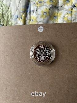 2000 Library of Congress Commemorative Proof $10 Bimetallic Gold & Platinum Coin