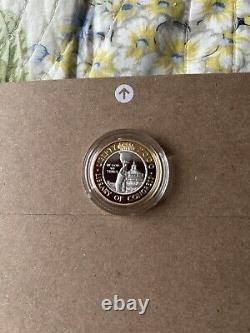 2000 Library of Congress Commemorative Proof $10 Bimetallic Gold & Platinum Coin