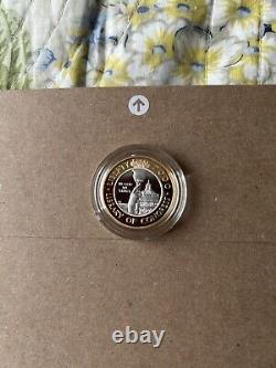 2000 Library of Congress Commemorative Proof $10 Bimetallic Gold & Platinum Coin