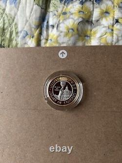 2000 Library of Congress Commemorative Proof $10 Bimetallic Gold & Platinum Coin