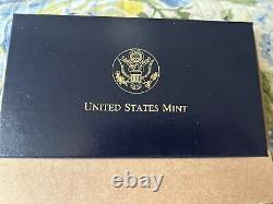 2000 Library of Congress Commemorative Proof $10 Bimetallic Gold & Platinum Coin
