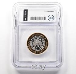 2000-W $10 Library Of Congress Bimetallic Commemorative PR70 DCAM ICG Gold