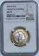 2000-w Gold/platinum Bimetallic $10 Commem Library Of Congress Ngc Ms 70