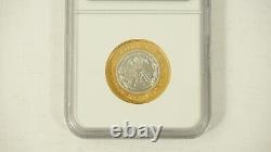 2000-W Library of Congress $10 Bimetallic Gold & Platinum Coin NGC MS70