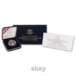 2000 W US Bimetallic $10 Library of Congress Commemorative Proof in OGP