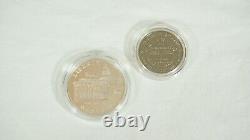 2001 US Capitol Visitor Center 3 Coin Commemorative Proof Set $5 Gold OGP E2