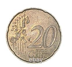 2001 Very Rare Nordic Gold 20 Franc Euro Commemorative Coin