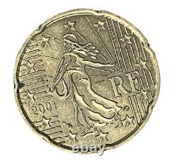 2001 Very Rare Nordic Gold 20 Franc Euro Commemorative Coin