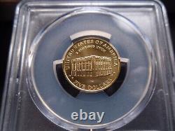 2001-W MS70 $5 Gold Capitol Visitor Center Commemorative PCGS Certified Perfect