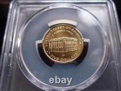 2001-W MS70 $5 Gold Capitol Visitor Center Commemorative PCGS Certified Perfect