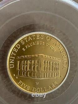 2001-W US Gold $5 Capitol Visitor Center Commemorative PCGS MS69