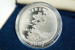 2002 Olympic Winter Games Commemorative Coins Solid Gold & Silver US Mint Proof