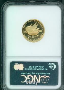 2002-w $5 Gold Commemorative Salt Lake City Slc Winter Olympics Ngc Pf70 Pr70