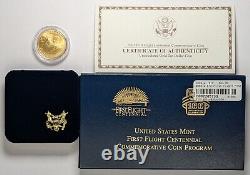 2003 W $10 First Flight Centennial Commemorative Gold Coin UNC