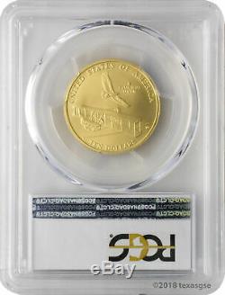2003-W $10 First Flight Gold Commemorative Coin PCGS MS70