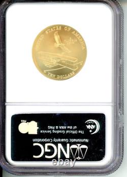 2003-W $10 GOLD COMMEMORATIVE 1/2 Oz NGC MS-70 FIRST FLIGHT WRIGHT BROTHERS MS70