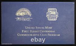 2003 W $10 Proof Gold First Flight Centennial Commem Coin with Box & COA US Mint