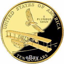 2003-W First Flight $10 PRF Gold Commemorative
