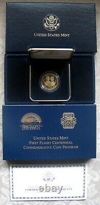 2003-W First Flight $10 gold Wright Bros Commemorative Coin