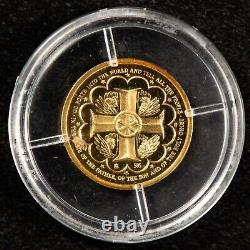 2005 Pope Benedict XVI 14k Commemorative Gold Proof Coin 0.029 AGW SKU-G1567