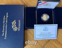 2006 SAN FRANCISCO OLD MINT $5 GOLD COMMEMORATIVE COIN PROOF US MINT With COA& BOX