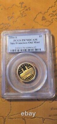 2006-S Proof $5 Gold San Francisco Old Mint Commem PCGS PR 70 DCAM