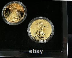 2006-W Gold Eagle 20th Anniversary 3 Coin Set WithOriginal Box, COA, Sleeve LTD ED