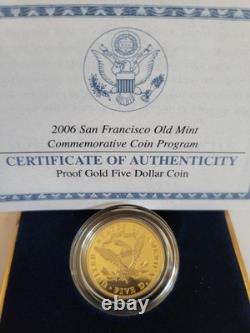 2006 s. San francisco old mint proof gold