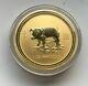 2007 1 Oz Gold Coin Lunar Pig Australia Series I Collectible