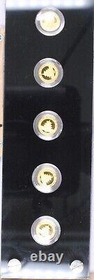 2007 25-Coin Proof Gold panda 15 Yuan 25th Anniversary Commemorative Set