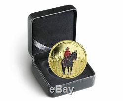 2007 $75 14kt Gold Coin Rcmp Canadian Mounted Police Vancouver 2010 Olympics