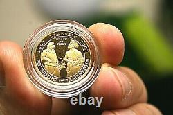 2007 Jamestown 400th Anniversary Commemorative 5 Dollar Gold Proof Coin With Box