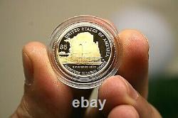 2007 Jamestown 400th Anniversary Commemorative 5 Dollar Gold Proof Coin With Box
