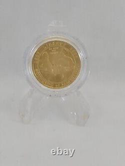 2007 Jamestown 400th Commemorative Uncirculated $5 Gold Coin 8.36 grams