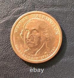 2007-P George Washington First President 1789-1793 $1 1st Issue Golden Coin