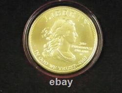 2007-W 1/2 oz Gold $10 Thomas Jefferson's Liberty Coin (withBox & COA)