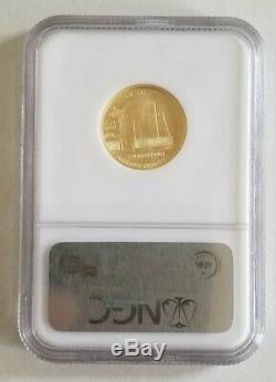 2007 W $5 Gold. 2418 oz. Jamestown 400th Anniversary Commemorative NGC MS70