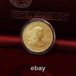 2007 W First Spouse Jefferson's Liberty 1/2 Oz. Uncirculated $10 Gold Coin COA