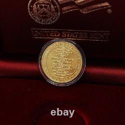 2007 W First Spouse Jefferson's Liberty 1/2 Oz. Uncirculated $10 Gold Coin COA