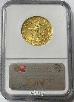2007 W GOLD US $10 JEFFERSONS LIBERTY SPOUSE 1/2 oz COIN NGC MINT STATE 70