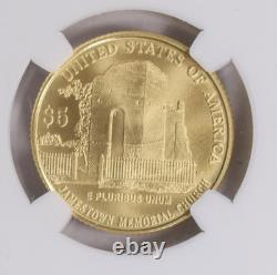 2007-W Jamestown 400th Anniversary Gold $5 NGC MS70