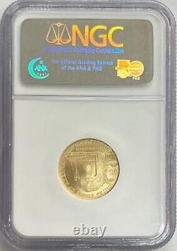 2007 W Jamestown Anniversary Commemorative Gold Coin NGC MS 70