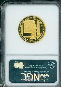 2007-w $10 Proof Commemorative Gold Dolley Madison First Spouse Ngc Pr70 Pf70