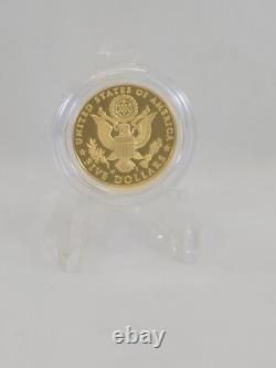 2008 Bald Eagle Commemorative Proof $5 Gold Coin 8.36 grams