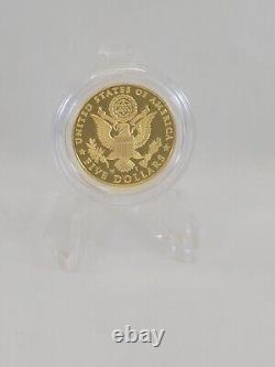 2008 Bald Eagle Commemorative Proof $5 Gold Coin 8.36 grams