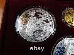2008 Beijing 6 Coin Olympic Commemorative Gold and Silver Set