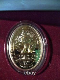 2008 Beijing Summer Olympic Games Mascot Gold Coins Commemorative Medallion Set