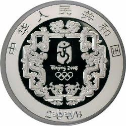 2008 Beijing XXIX Olympics Series 1 Proof Commemorative Gold Silver 6 Coin Set